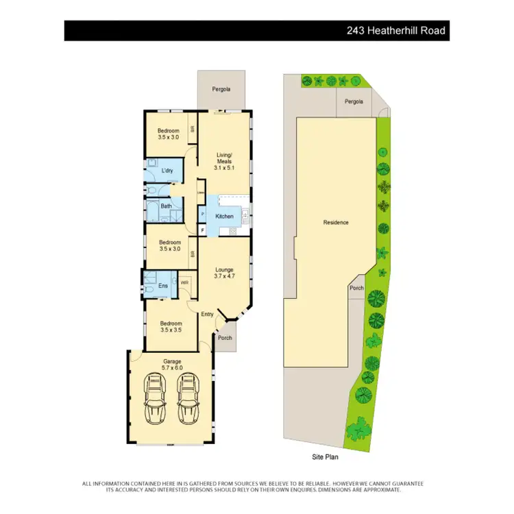Floorplan of Homely unit listing, 243 Heatherhill Road, Frankston VIC 3199