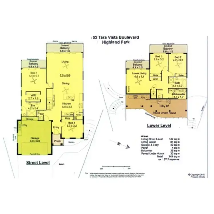 Floorplan of Homely house listing, 52 Tara Vista Boulevard, Highland Park QLD 4211
