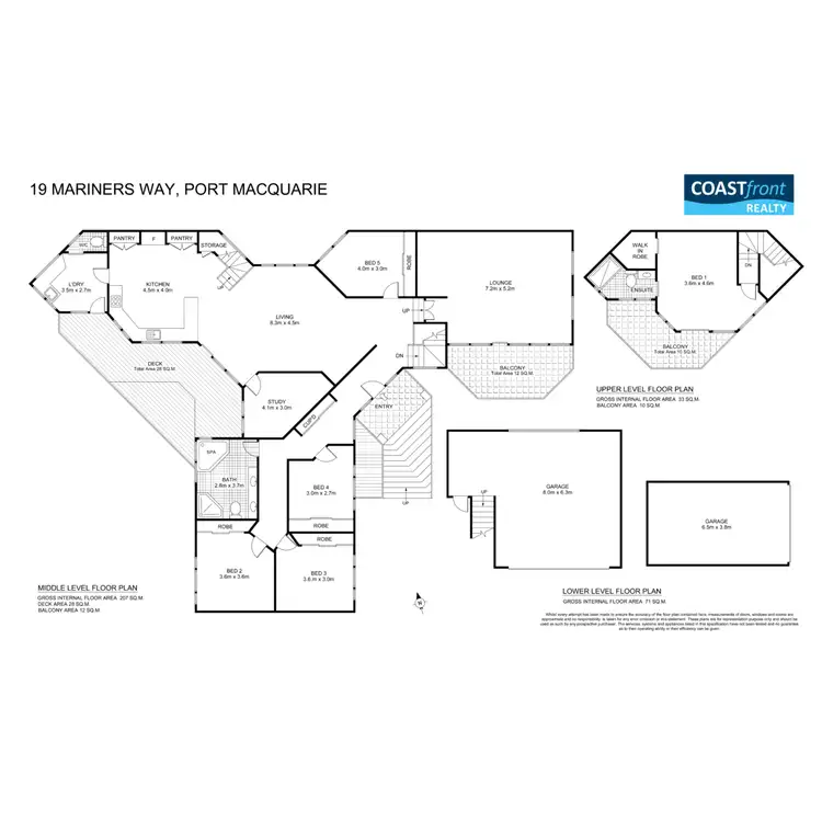 Floorplan of Homely house listing, 19 Mariners Way, Port Macquarie NSW 2444