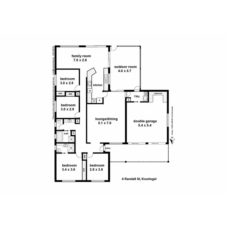 Floorplan of Homely house listing, 4 Randall Street, Kooringal NSW 2650