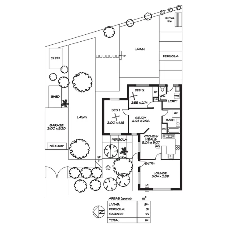 Floorplan of Homely house listing, 22 Adam Road, Morphett Vale SA 5162
