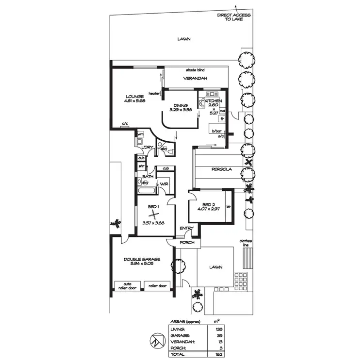 Floorplan of Homely house listing, 21 Anthea Court, West Lakes SA 5021