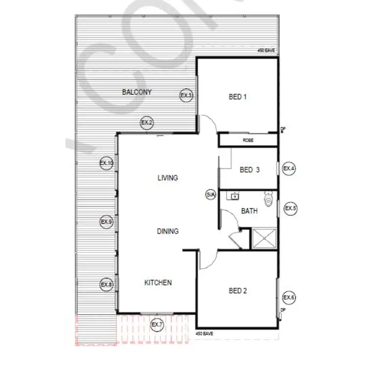 Floorplan of Homely house listing, 10 Aloha Drive, Ventnor VIC 3922