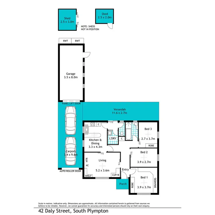 Floorplan of Homely house listing, 42 Daly Street, South Plympton SA 5038