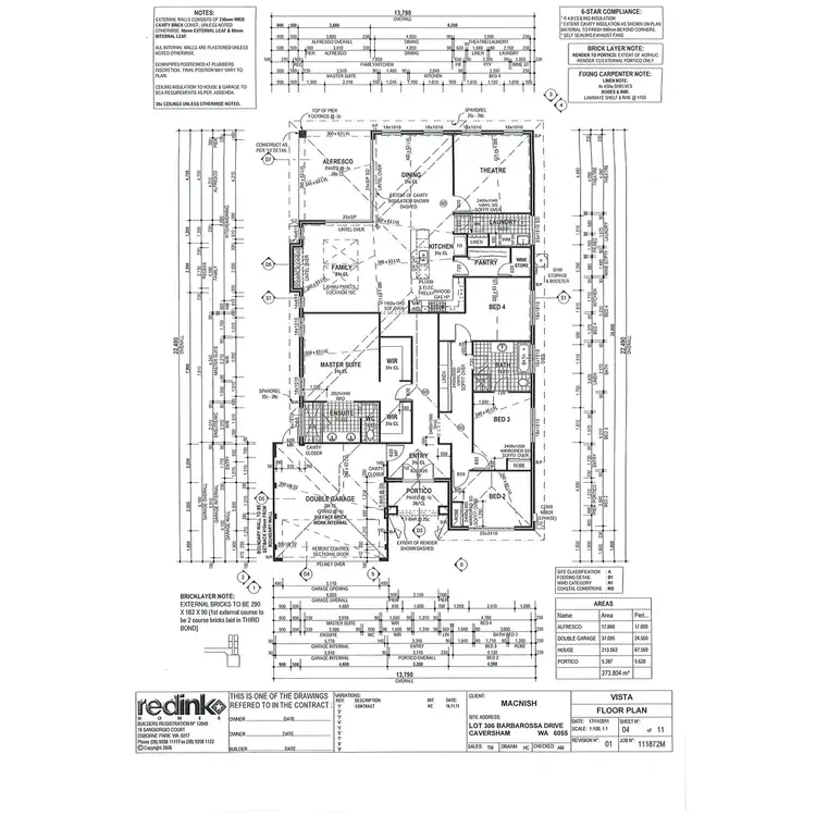 Floorplan of Homely house listing, 18 Barbarossa Drive, Caversham WA 6055