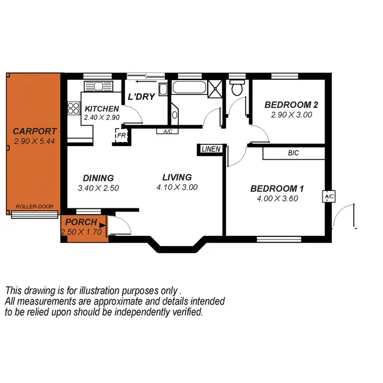 Floorplan of Homely unit listing, 3/10 Trevor Avenue, Rostrevor SA 5073