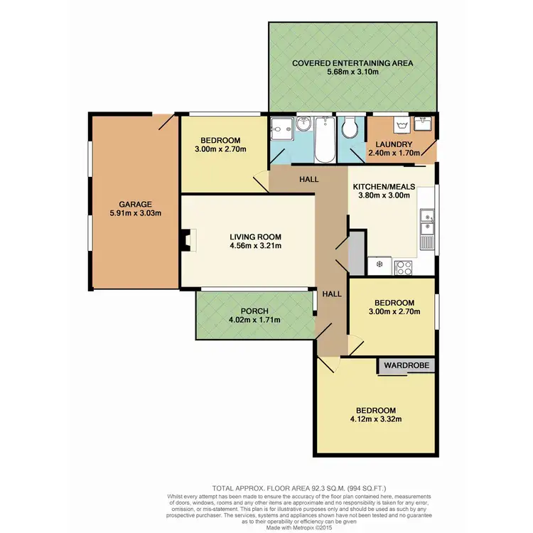 Floorplan of Homely house listing, 83 Platypus Road, Berkeley Vale NSW 2261