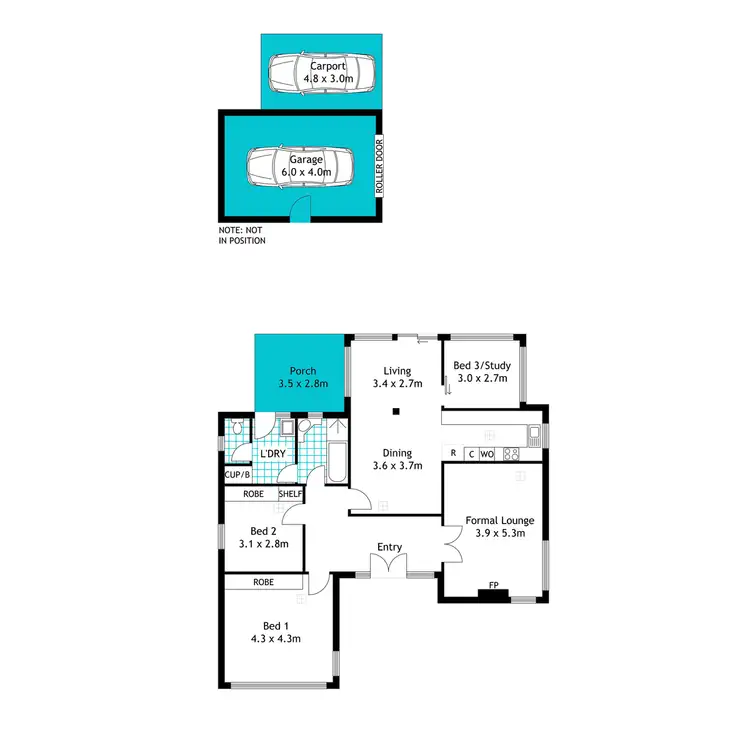 Floorplan of Homely house listing, 50 Aver Avenue, Daw Park SA 5041