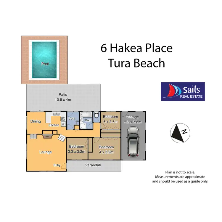 Floorplan of Homely house listing, 6 Hakea Place, Tura Beach NSW 2548
