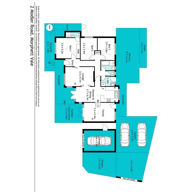 Floorplan of Homely house listing, 2 Modler Road, Morphett Vale SA 5162