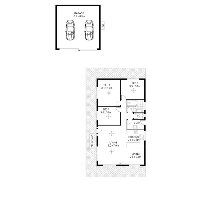 Floorplan of Homely house listing, 71 McLeod Road, Middleton SA 5213