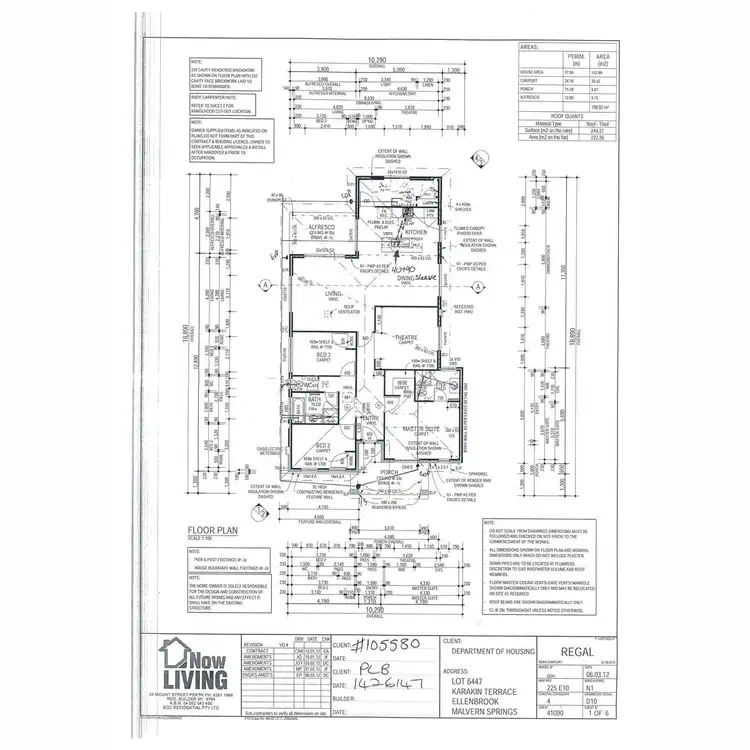 Floorplan of Homely house listing, 14 Karakin Terrace, Ellenbrook WA 6069