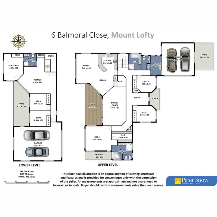 Floorplan of Homely house listing, 6 Balmoral Close, Mount Lofty QLD 4350