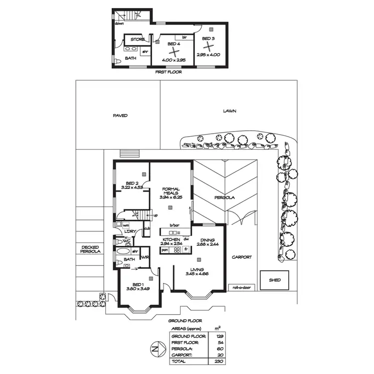 Floorplan of Homely house listing, 15 Young Street, Sheidow Park SA 5158