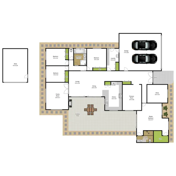 Floorplan of Homely house listing, 50 Independent Way, Traralgon VIC 3844