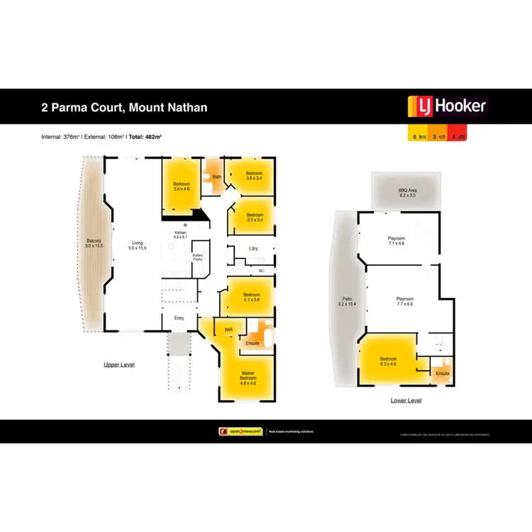 Floorplan of Homely house listing, 2 Parma Court, Mount Nathan QLD 4211
