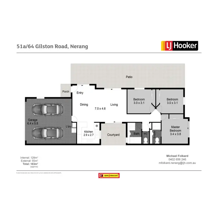 Floorplan of Homely house listing, 51A/64 Gilston Road, Nerang QLD 4211