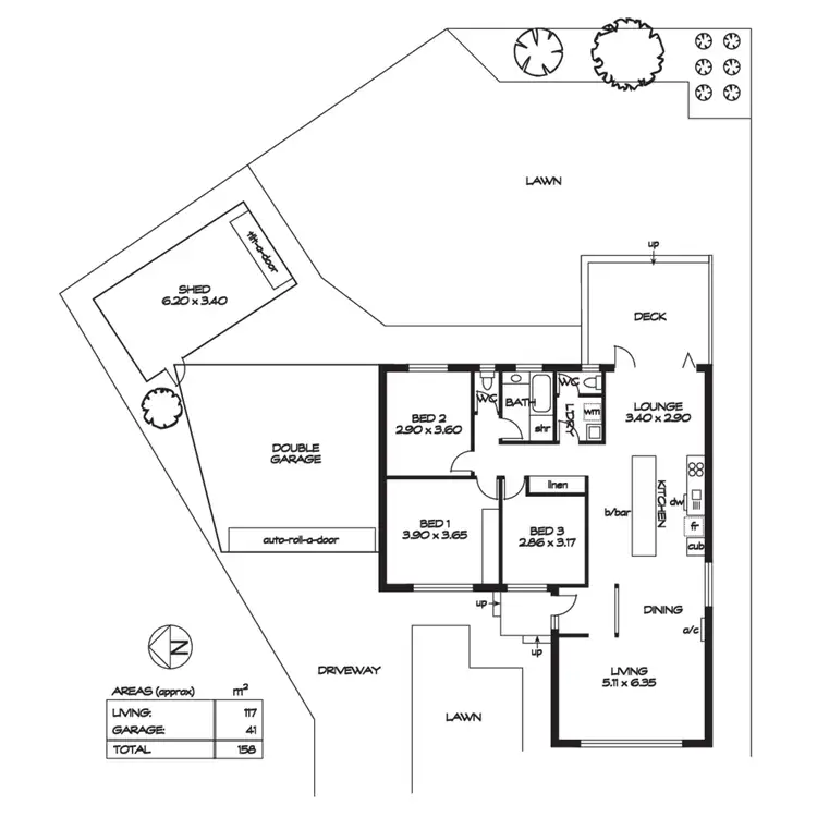 Floorplan of Homely house listing, 17A Boyle Street, Marion SA 5043