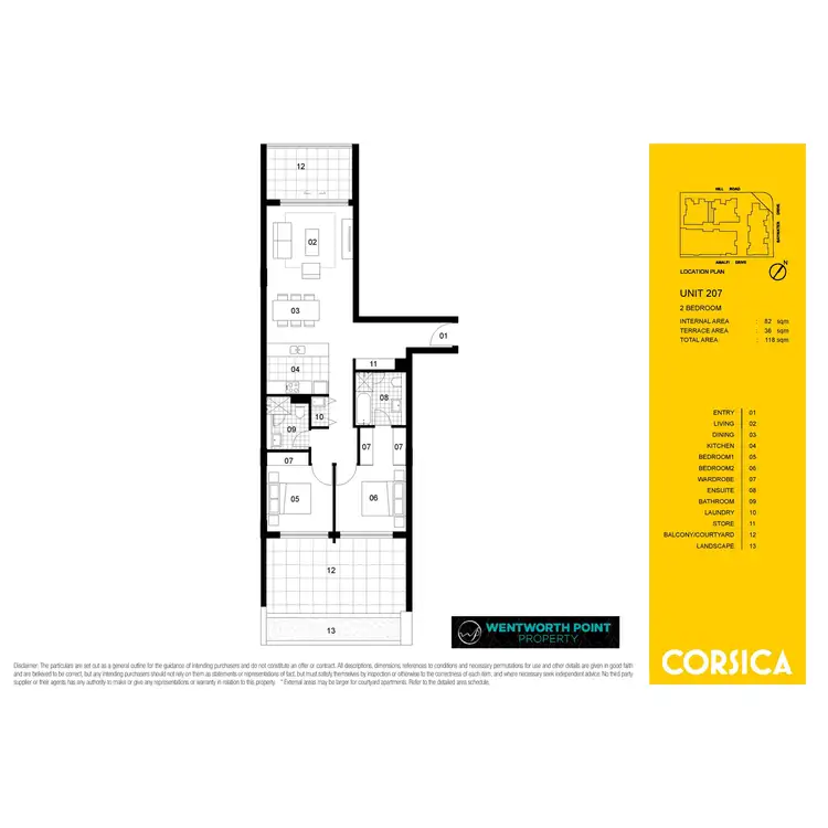 Floorplan of Homely apartment listing, 207/27 Hill Road, Wentworth Point NSW 2127