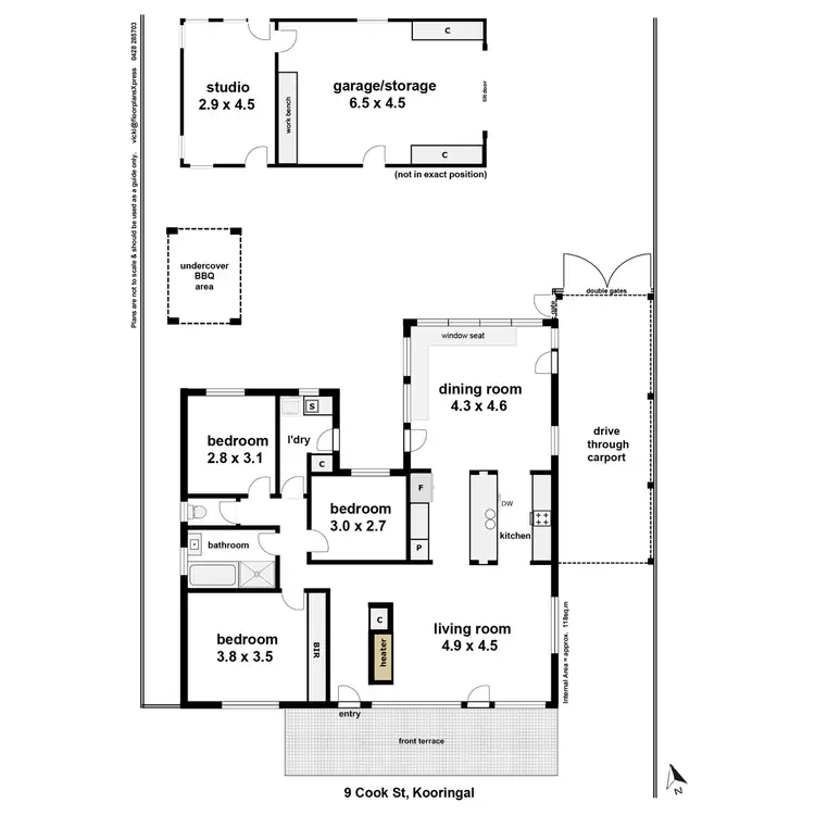 Floorplan of Homely house listing, 9 Cook Street, Kooringal NSW 2650