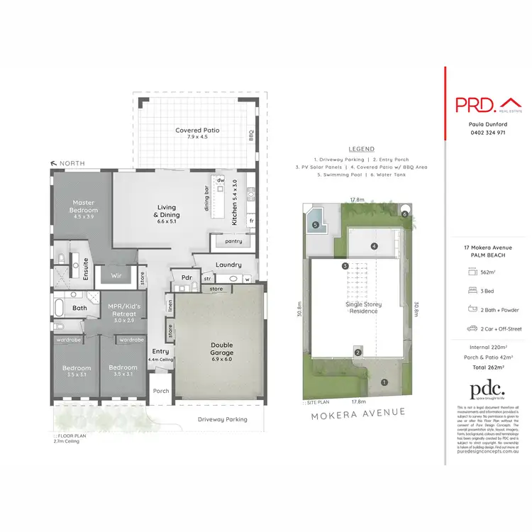 Floorplan of Homely house listing, 17 Mokera Avenue, Palm Beach QLD 4221