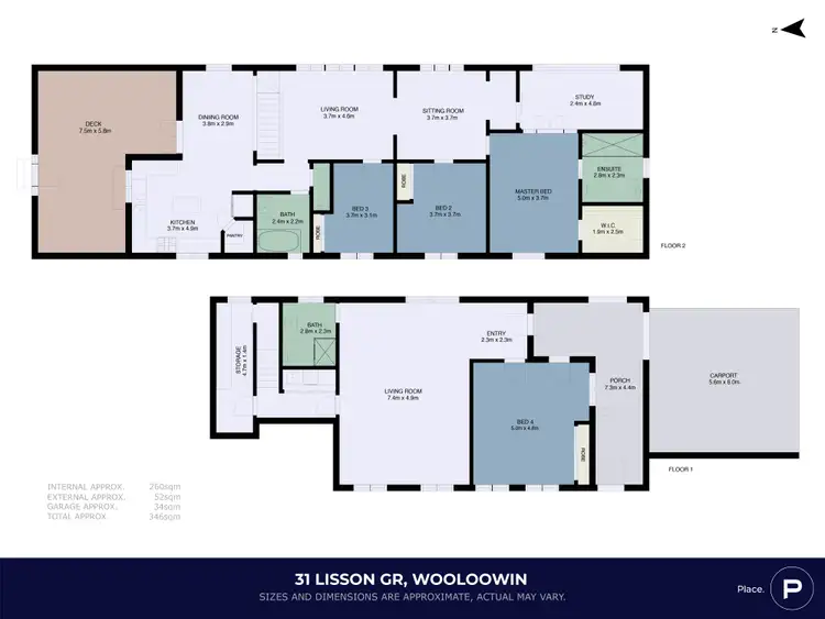 Floorplan of Homely house listing, 31 Lisson Grove, Wooloowin QLD 4030