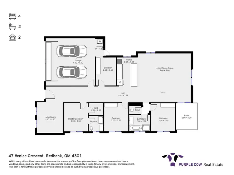 Floorplan of Homely house listing, 47 Venice Crescent, Redbank QLD 4301