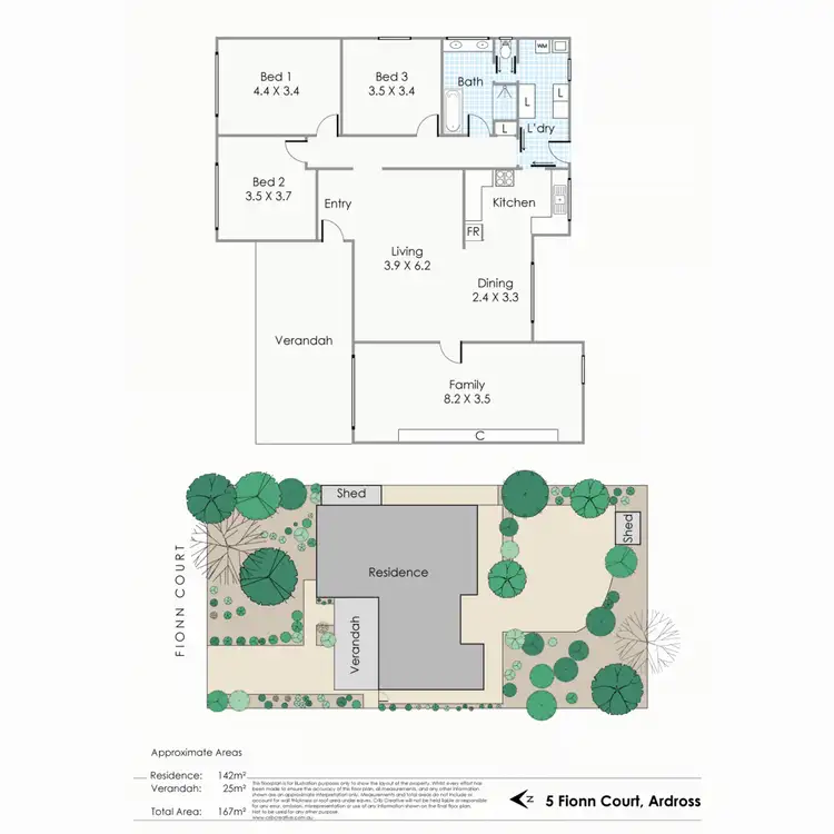Floorplan of Homely house listing, 5 Fionn Court, Ardross WA 6153