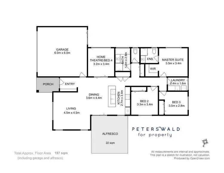 Floorplan of Homely house listing, 20 Heron Crescent, Midway Point TAS 7171