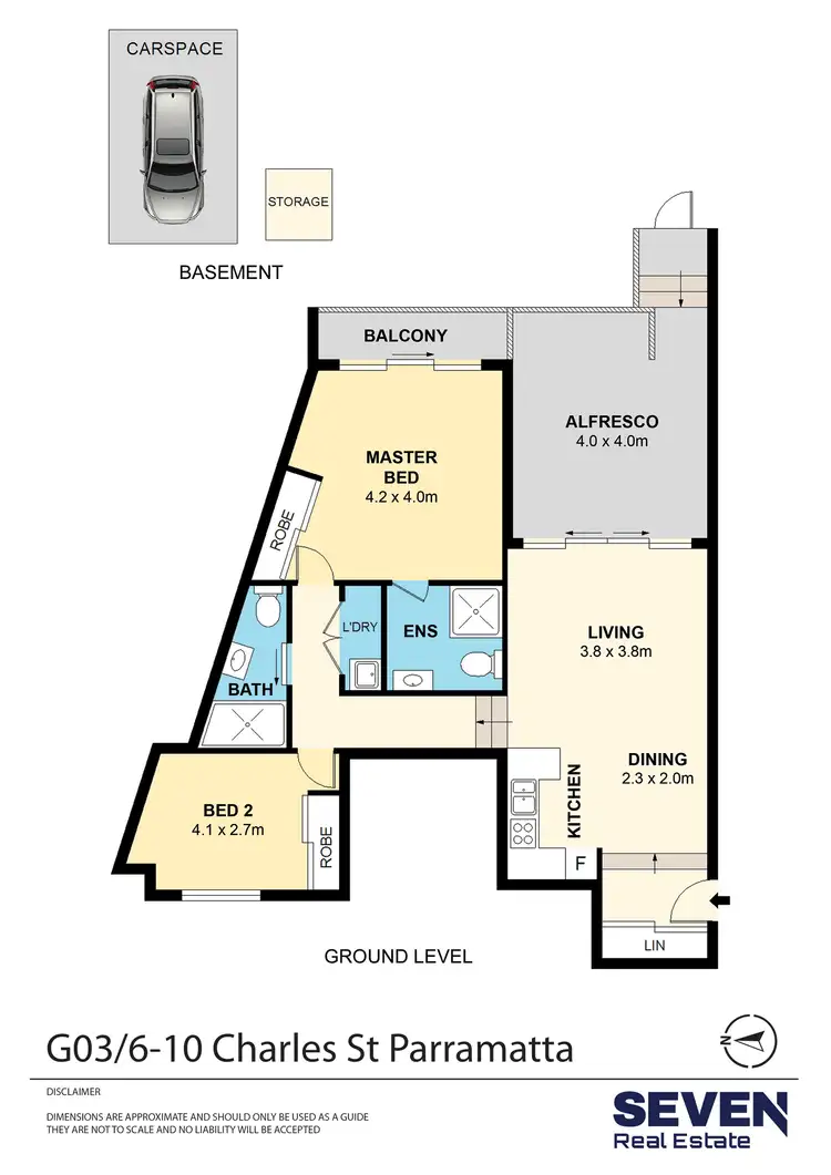 Floorplan of Homely apartment listing, G3/6-10 Charles Street, Parramatta NSW 2150