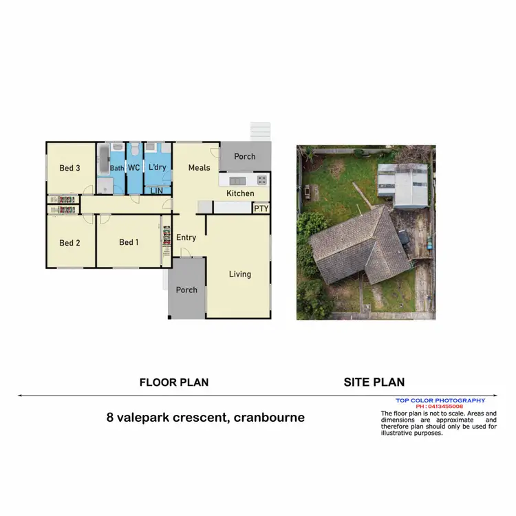 Floorplan of Homely house listing, 8 Valepark Crescent, Cranbourne VIC 3977
