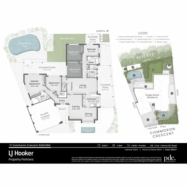 Floorplan of Homely house listing, 17 Commoron Crescent, Runcorn QLD 4113