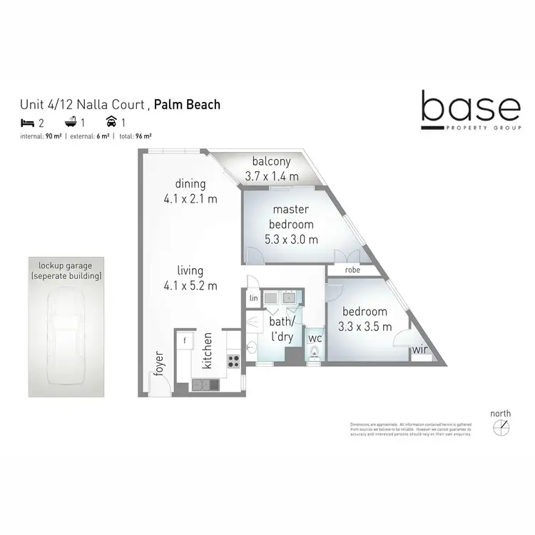 Floorplan of Homely unit listing, 4/12 Nalla Court, Palm Beach QLD 4221
