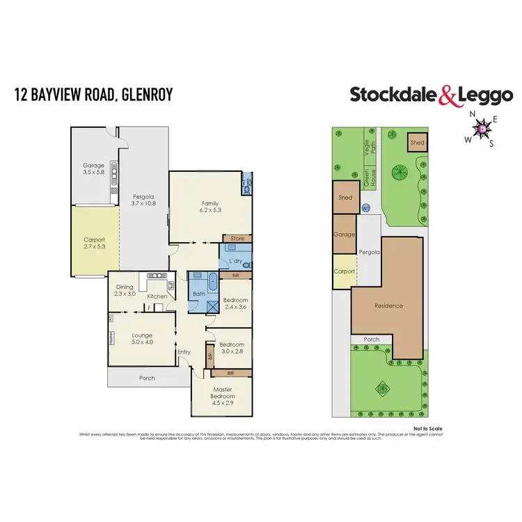Floorplan of Homely house listing, 12 Bayview Road, Glenroy VIC 3046
