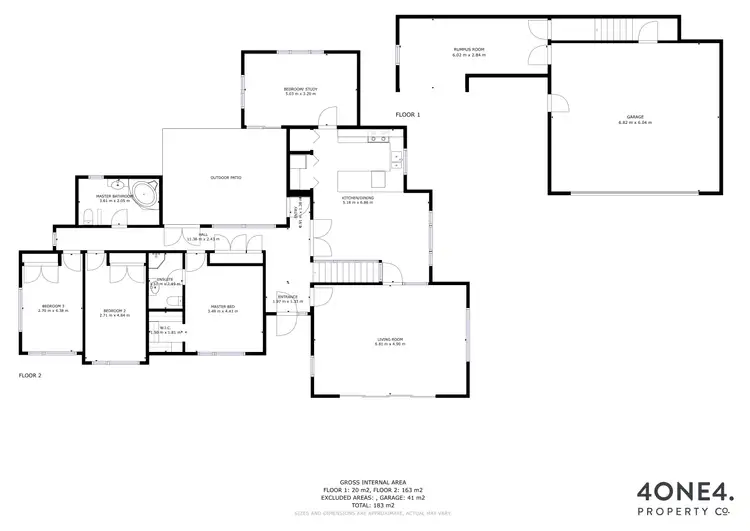 Floorplan of Homely house listing, 4 Moore Park Drive, Glenorchy TAS 7010