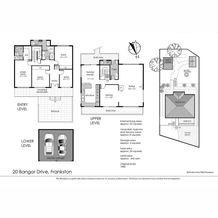 Floorplan of Homely house listing, 20 Bangor Drive, Frankston VIC 3199