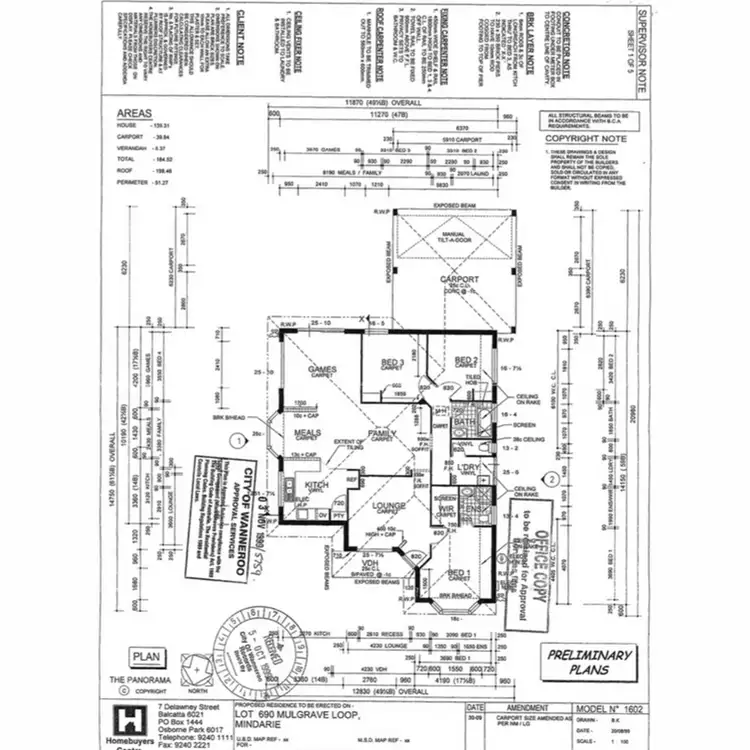 Floorplan of Homely house listing, 28 Mulgrave Loop, Mindarie WA 6030