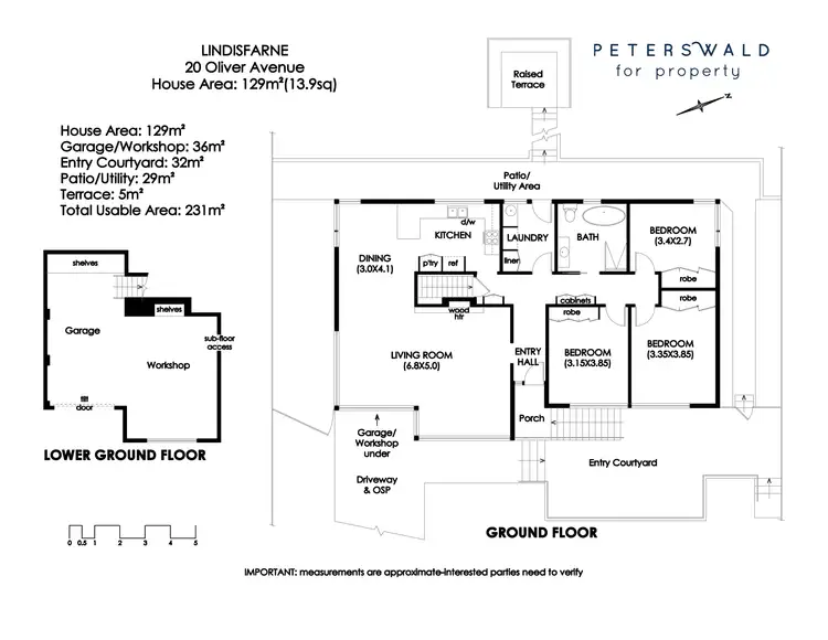 Floorplan of Homely house listing, 20 Oliver Avenue, Lindisfarne TAS 7015