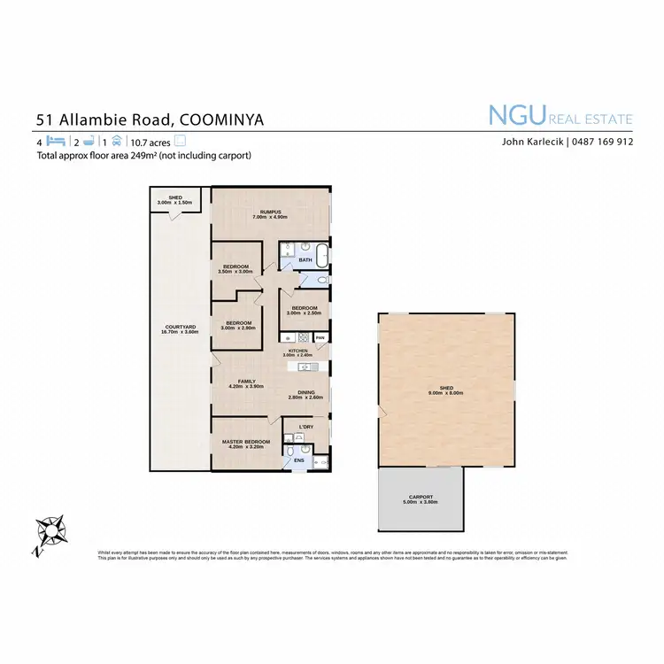 Floorplan of Homely house listing, 51 Allambie Road, Coominya QLD 4311