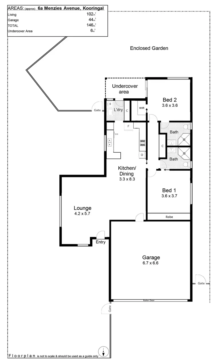 Floorplan of Homely house listing, 6A Menzies Avenue, Kooringal NSW 2650