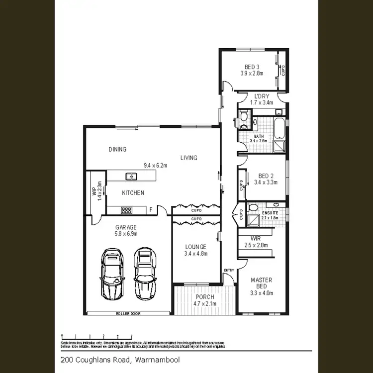 Floorplan of Homely house listing, 200 Coghlans Road, Warrnambool VIC 3280