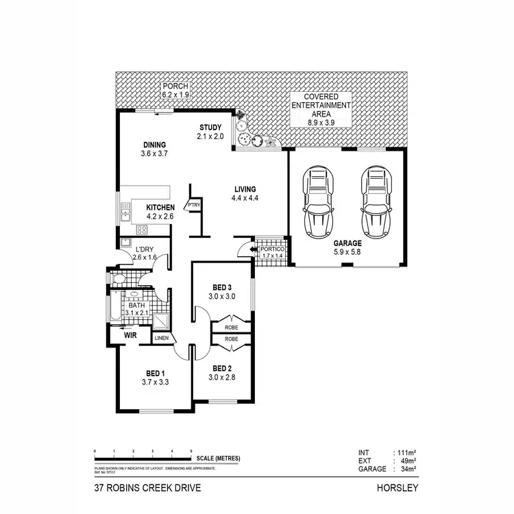Floorplan of Homely house listing, 37 Robins Creek Drive, Horsley NSW 2530