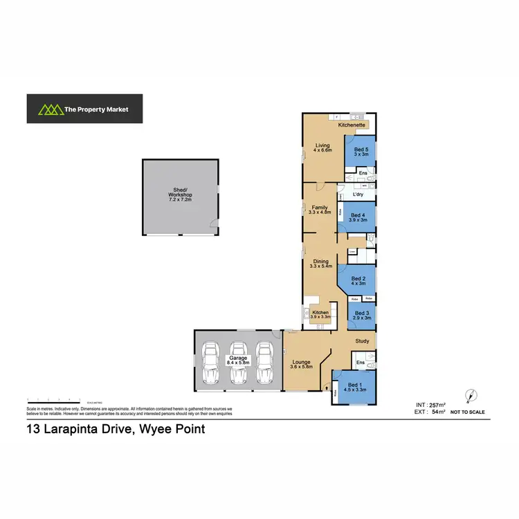 Floorplan of Homely house listing, 13 Larapinta Drive, Wyee Point NSW 2259
