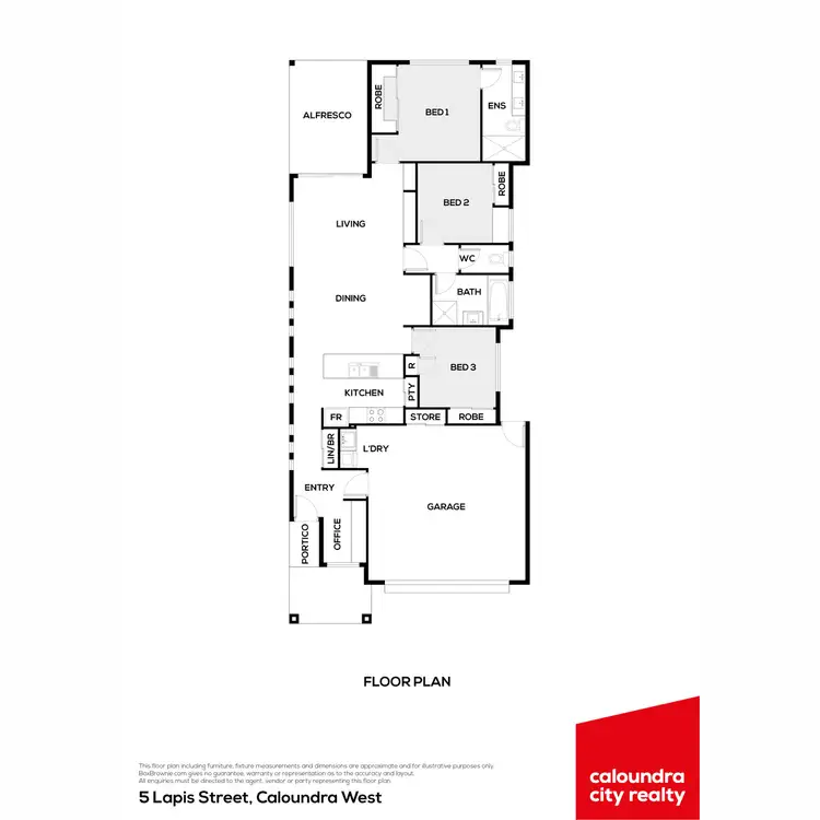 Floorplan of Homely house listing, 5 Lapis Street, Caloundra West QLD 4551