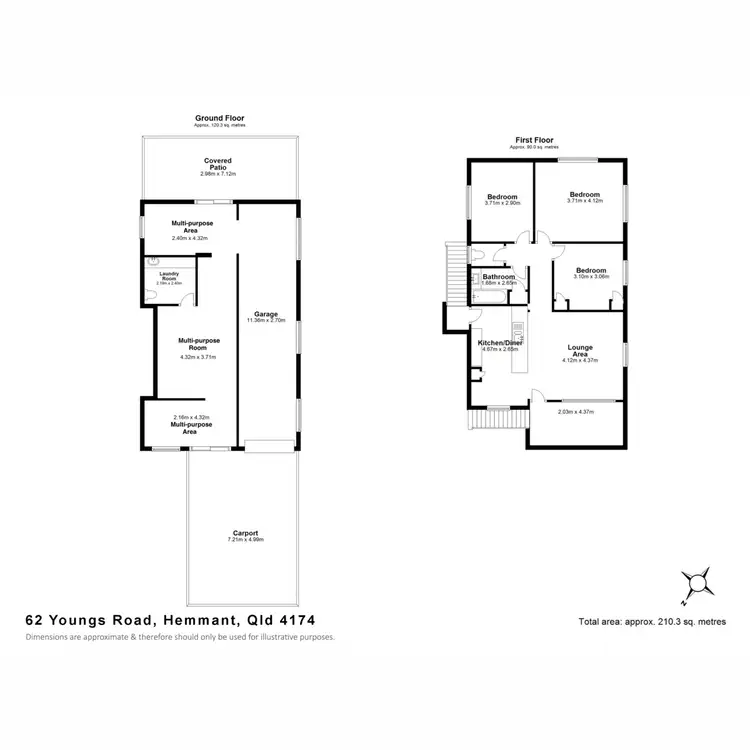 Floorplan of Homely house listing, 62 Youngs Road, Hemmant QLD 4174