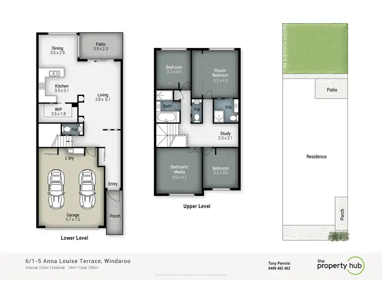 Floorplan of Homely townhouse listing, 6/1-5 Anna Louise Terrace, Windaroo QLD 4207
