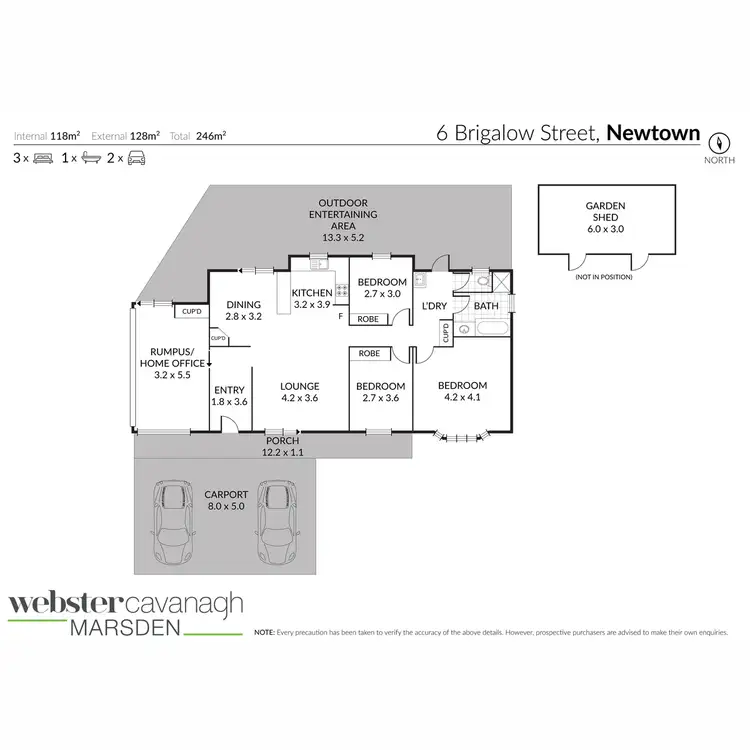 Floorplan of Homely house listing, 6 Brigalow Street, Newtown QLD 4350