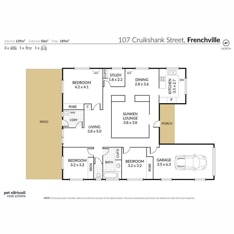 Floorplan of Homely house listing, 107 Cruikshank Street, Frenchville QLD 4701