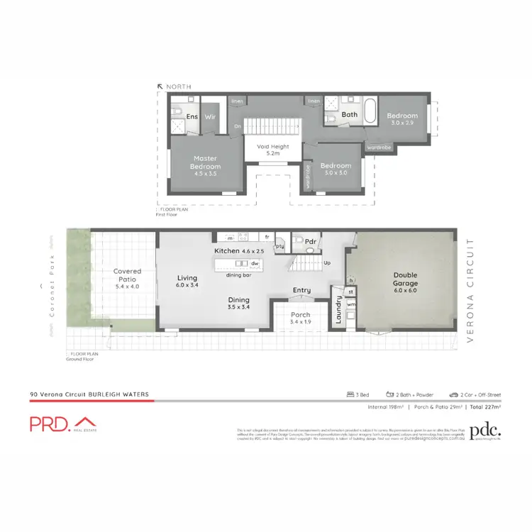 Floorplan of Homely townhouse listing, 90 Verona Circuit, Burleigh Waters QLD 4220