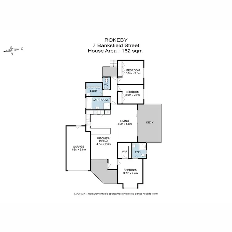 Floorplan of Homely house listing, 7 Banksfield Street, Rokeby TAS 7019